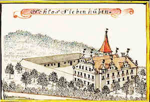 Schlos Siebenhuben - Zamek, widok oglny